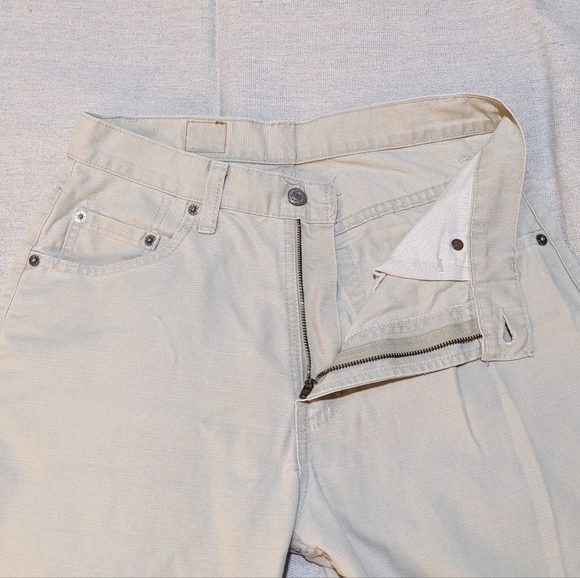 2 For $60! Vintage Levis canvas pants 30 29 - Picture 6 of 14